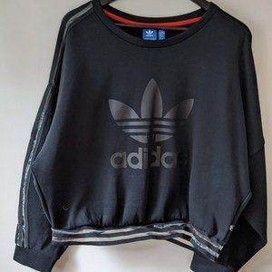 Adidas Mesh Stripe Sweatshirt